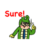 あいうえおフォニックス 毎日の英語！（個別スタンプ：9）