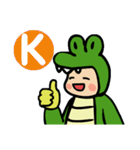 あいうえおフォニックス 毎日の英語！（個別スタンプ：10）