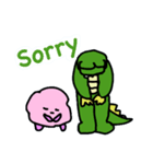 あいうえおフォニックス 毎日の英語！（個別スタンプ：21）