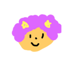 かわいいかわいい顔（個別スタンプ：1）