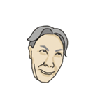 顔でリアクションを取る人達（個別スタンプ：5）