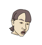 顔でリアクションを取る人達（個別スタンプ：8）