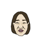 顔でリアクションを取る人達（個別スタンプ：9）
