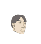 顔でリアクションを取る人達（個別スタンプ：13）
