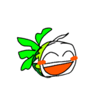 顔面で伝えたいこの感情。野菜のカブ（個別スタンプ：1）