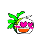 顔面で伝えたいこの感情。野菜のカブ（個別スタンプ：3）