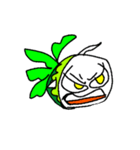 顔面で伝えたいこの感情。野菜のカブ（個別スタンプ：6）