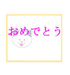 日常会話の色紙（個別スタンプ：16）
