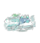 聖なる獣の百面相（個別スタンプ：40）