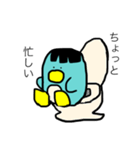前髪ペンギン（個別スタンプ：11）