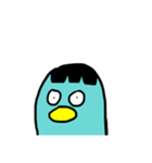 前髪ペンギン（個別スタンプ：22）