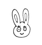 バグったうさぎちゃん（個別スタンプ：1）