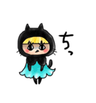 黒猫頭巾ちゃんと愉快な仲間たち（個別スタンプ：20）