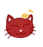 毎日使えるねこねこ（個別スタンプ：6）