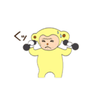 4コマ漫画☆ももものもんちー（個別スタンプ：15）