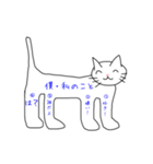 猫からのアンケート（個別スタンプ：4）