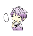 【オリキャラ】紫雲スタンプ（個別スタンプ：5）