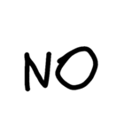 落書き文字スタンプ（個別スタンプ：2）