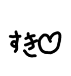 落書き文字スタンプ（個別スタンプ：15）