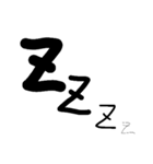 落書き文字スタンプ（個別スタンプ：24）