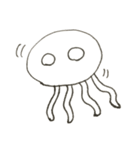 シロクロ不思議動物（個別スタンプ：8）