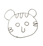 シロクロ不思議動物（個別スタンプ：14）