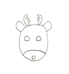 シロクロ不思議動物（個別スタンプ：15）