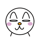 顔の表情で返事【様々なシーンで使える】（個別スタンプ：3）