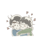 のすけとユキさん（個別スタンプ：1）