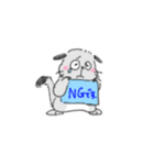 たぶん、哺乳類の生き物。（個別スタンプ：28）