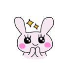 おめめぱっちりうさ子（個別スタンプ：1）