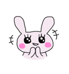 おめめぱっちりうさ子（個別スタンプ：14）