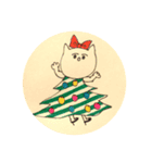 クリスマスカードスタンプ（個別スタンプ：3）