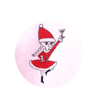 クリスマスカードスタンプ（個別スタンプ：7）