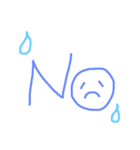 顔入り手書き文字☺︎（個別スタンプ：2）