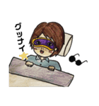 グラサンのお姉さん（個別スタンプ：4）