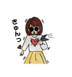 グラサンのお姉さん（個別スタンプ：6）