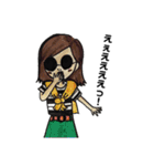 グラサンのお姉さん（個別スタンプ：40）