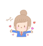 女子高生用のスタンプ（個別スタンプ：3）