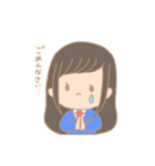 女子高生用のスタンプ（個別スタンプ：4）