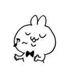 モノクロうさすけ by ぎゃらんどぅ（個別スタンプ：7）