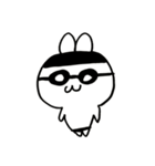 モノクロうさすけ by ぎゃらんどぅ（個別スタンプ：8）