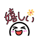 ヘタ顔文字2（個別スタンプ：18）