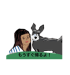 ミニチュアシュナウザー，クロス（個別スタンプ：3）