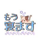 ぶちねこ♪しっぽはハート柄・日常会話編2（個別スタンプ：37）