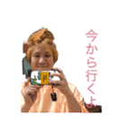 かむりスタンプ（個別スタンプ：3）