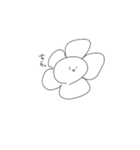 使いにくいお花のスタンプ（個別スタンプ：4）