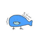 へんな青いトリ（個別スタンプ：13）
