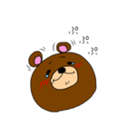 クマった（個別スタンプ：4）