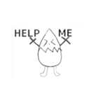 子供が描いた絵をスタンプに（個別スタンプ：4）